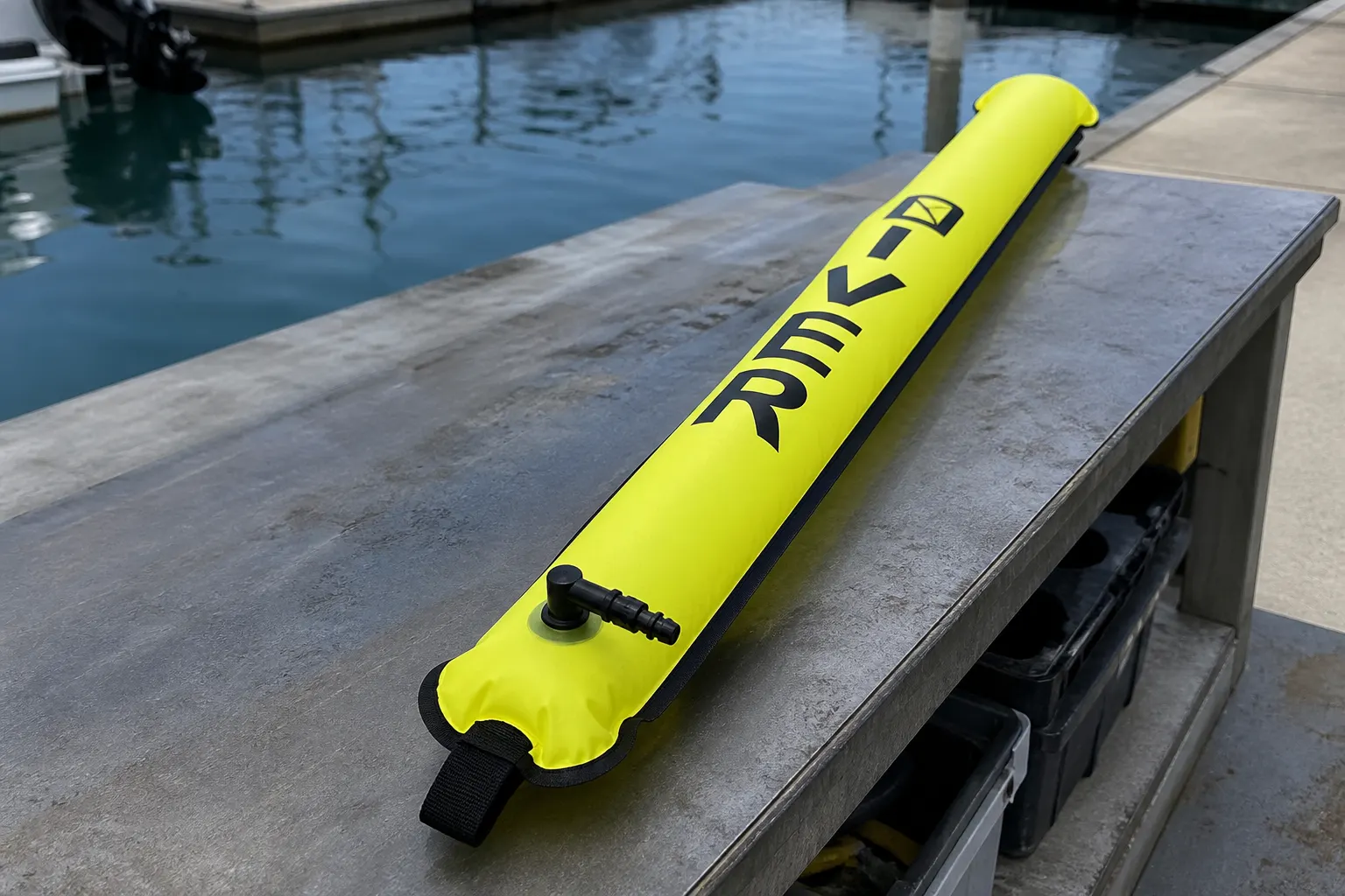 Diving Surface Marker Buoy in use