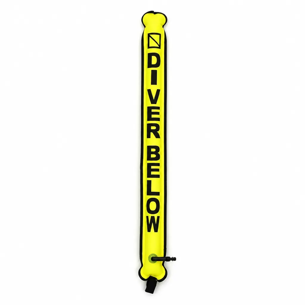 Diving Surface Marker Buoy and included accessories
